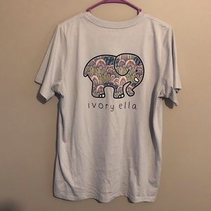 IVORY ELLA ADULT SZ LARGE SHORT SLEEVE T-SHIRT